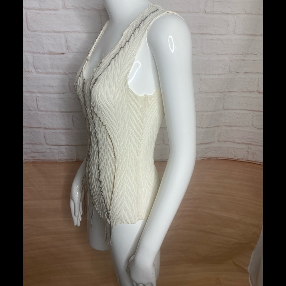 Cache Popcorn Stretch Top Size S - image 2